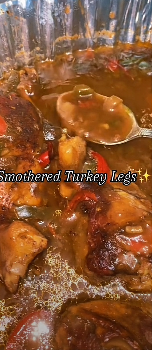 Smothered Turkey Wingz Recipe